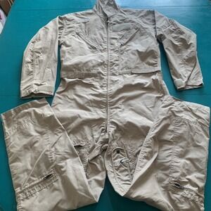 Flight Suit 44 R Military Desert Tan Coverall Overall USAF Army Men Flyer CWU27P
